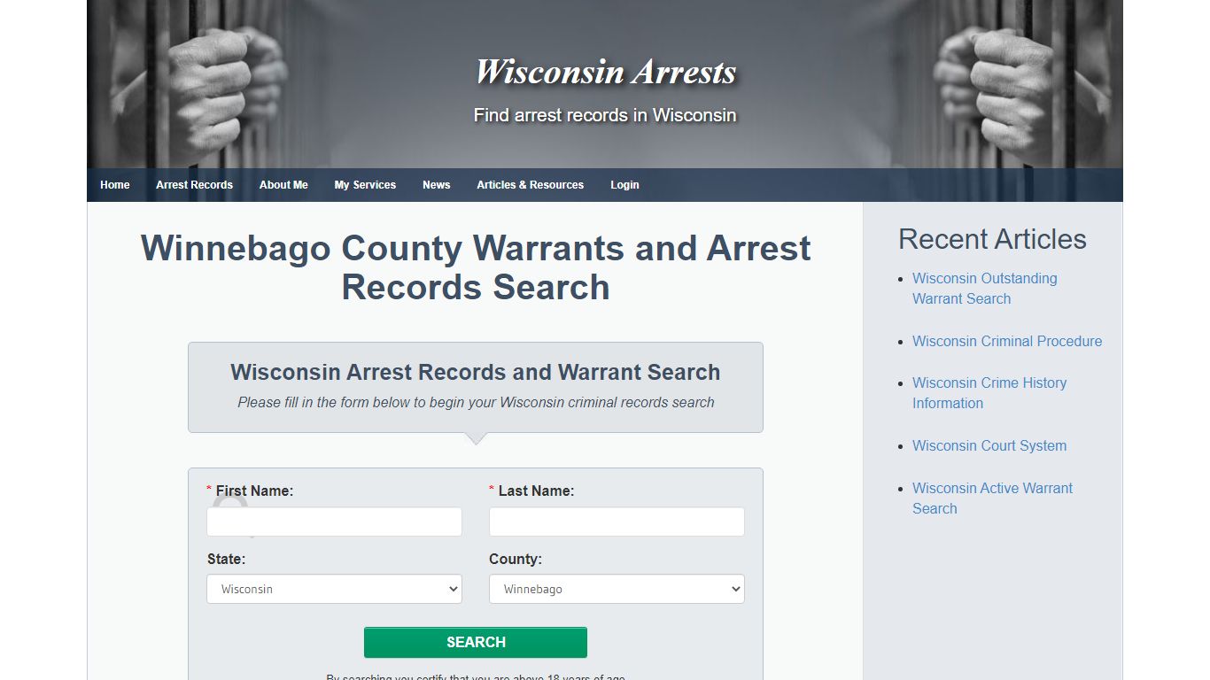 Winnebago County Warrants and Arrest Records Search